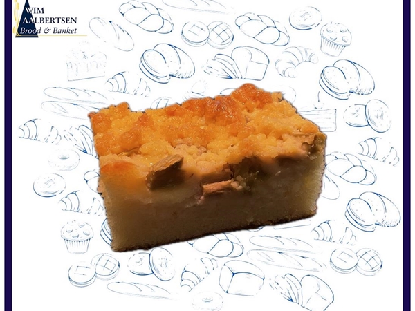 Appel-/kaneel plaatcake