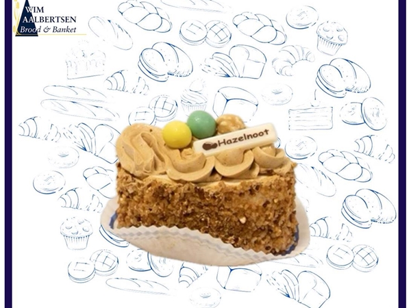 Hazelnootschuim gebakje